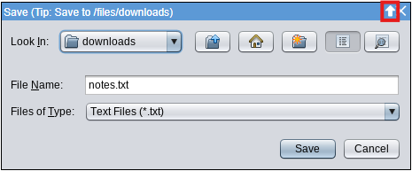 Upload button